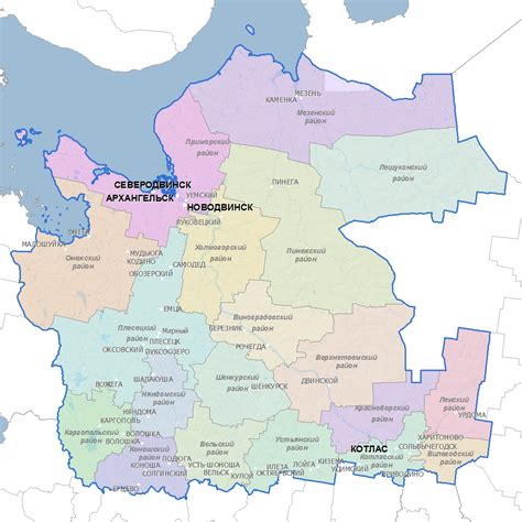 Пушкинская карта в Архангельской области